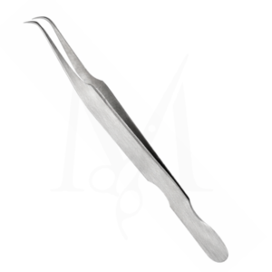 Curved Fine Tip Eyelash Tweezer (MI-E-5F652)