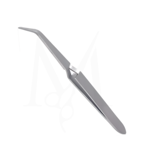 Curved Cross Lock Tweezer (MI-E-5F662)