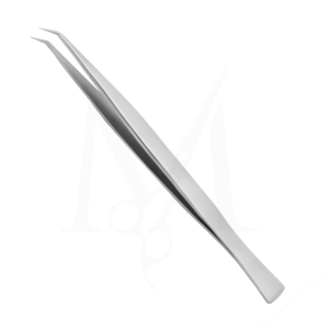 Curved Fine Tip Eyelash Tweezer (MI-E-5F671)