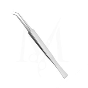 Curved Fine Tip Eyelash Tweezer (MI-E-5F675)
