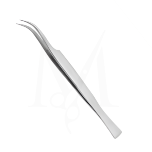 Semi Curved Tip Eyelash Tweezer (MI-E-5F679)