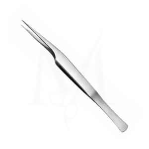 Curved Fine Point Tip Eyelash Tweezer (MI-E-5F681)