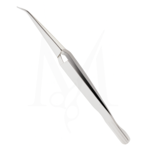 Curved Cross Lock Tweezer (MI-E-5F645)