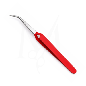 Professional Curved Cross Lock Tweezer (MI-E-5F802)