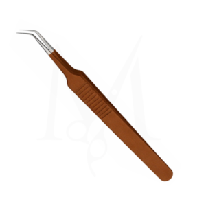 Curved Fine Tip Isolation Lash Tweezer (MI-E-5F821)