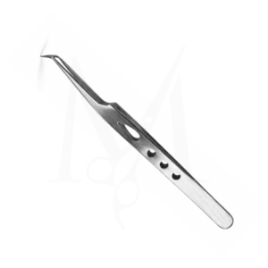 Professional Curved Tip Lash Tweezer (MI-E-5F867)