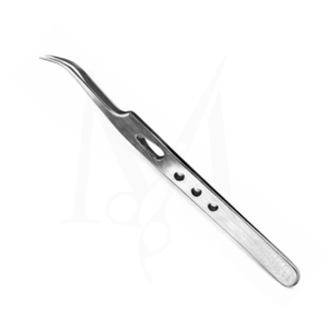Professional Curved Tip Lash Tweezer (MI-E-5F870)
