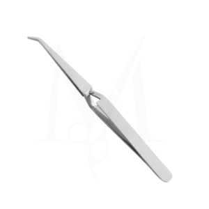 Curved Cross Lock Eyelash Tweezer (MI-E-5F741)