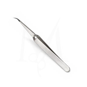 Curved Cross Lock Tweezer (MI-E-5F715)